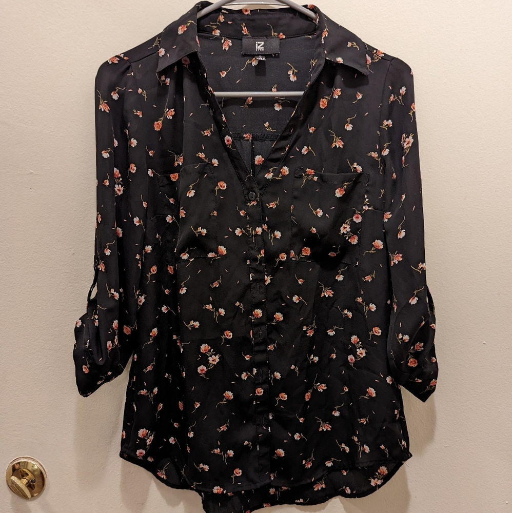 Floral Button Down